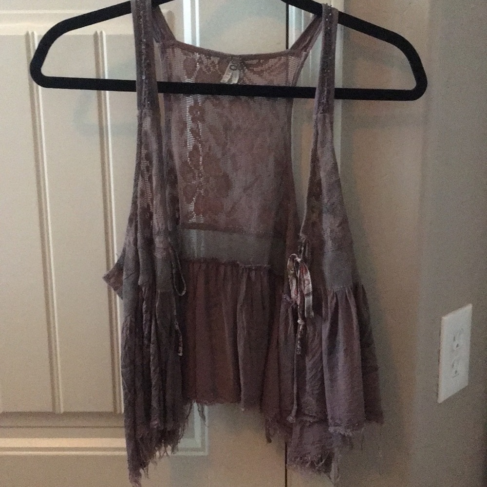 Lace vest